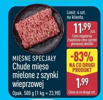 ALDI Chude mięso mielone z szynki wieprzowej oferta