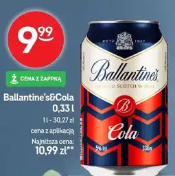 Żabka Napój Ballantine's&Cola oferta