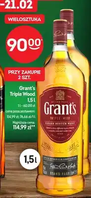 Żabka Whisky Grant's Triple Wood oferta
