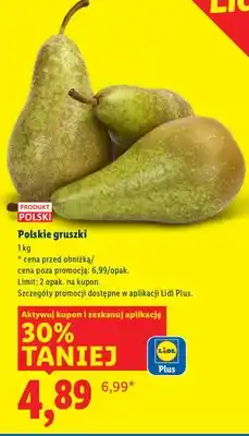 Lidl Gruszki polskie oferta