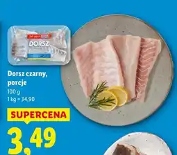 Lidl Dorsz czarny, porcje oferta