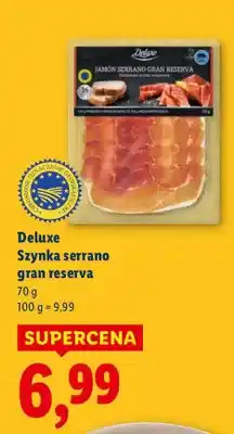 Lidl Szynka serrano gran reserva oferta