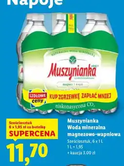 Lidl Woda mineralna magnezowo-wapniowa oferta