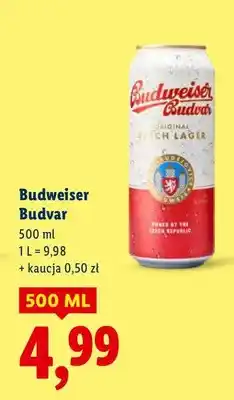 Lidl Piwo Budvar oferta