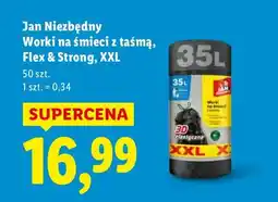 Lidl Worki na śmieci z taśmą Flex & Strong oferta