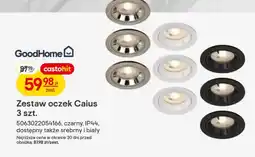 Castorama Zestaw oczek Caius 3 szt. czarny, IP44, dostępny także srebrny i biały oferta