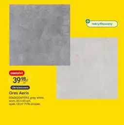 Castorama Płytka Gres Aeris grey, white oferta