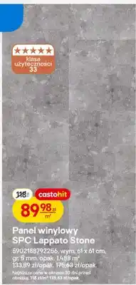 Castorama Panel winylowy SPC Lappato Stone oferta