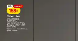 Castorama Plafon Livo 2 x E27, IP54, wys. 12,5 cm, śr. 30 cm, dostępny także 4 x E27 i kolor biały oferta