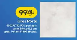 Castorama Gres Porto perl, gris oferta