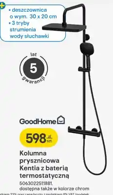 Castorama Kolumna prysznicowa Kentia z baterią termostatyczną oferta