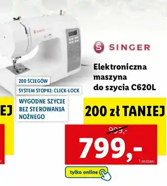 Lidl Maszyna do szycia c620l 1 SZT oferta