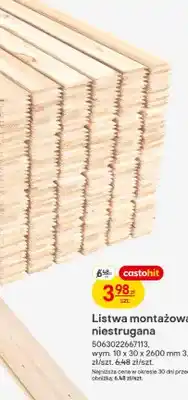 Castorama Listwa montażowa niestrugana oferta