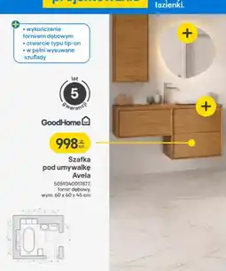 Castorama Szafka pod umywalkę Avela oferta