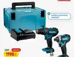 Castorama Zestaw narzędzi akumulatorowych z walizką systemową MAKPAC oferta