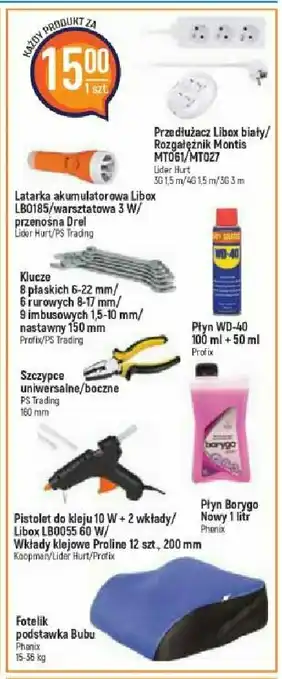 E.Leclerc Przedłużacz 4 gniazda 1.5 m 1 SZT oferta