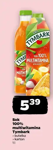 Netto Sok 100% multiwitamina Tymbark oferta