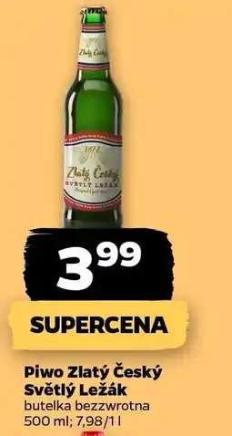 Netto Piwo Zlatý Český Světlý Ležák oferta