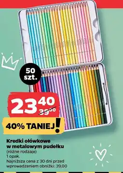 Netto Kredki ołówkowe w metalowym pudełku oferta