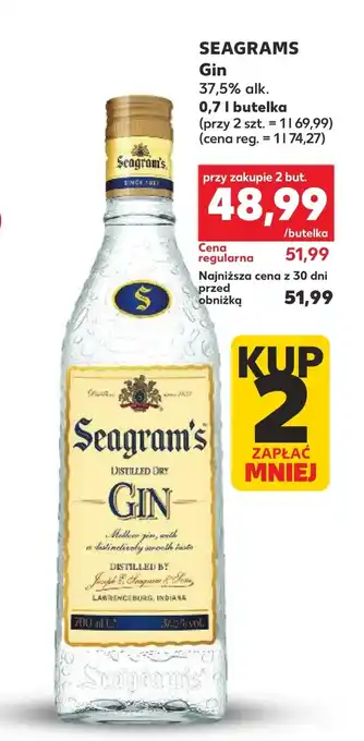Kaufland Gin Seagram's oferta