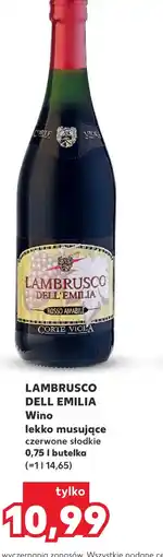 Kaufland Wino musujące Lambrusco oferta