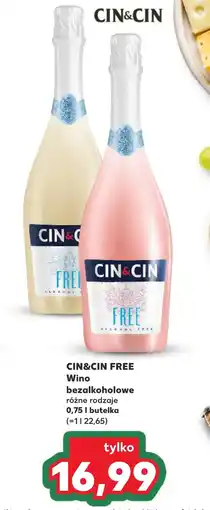 Kaufland Wino bezalkoholowe Cin&Cin oferta
