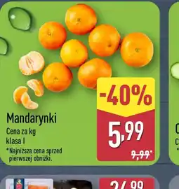 ALDI Mandarynki oferta
