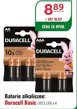 Eurocash Baterie alkaliczne: Duracell Basic oferta