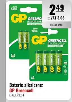 Eurocash Baterie alkaiczne: GP Greencell oferta