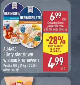 ALDI ALMARE Filety śledziowe w sosie kremowym oferta