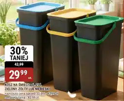 bi1 Kosz na śmieci, zielony, żółty lub niebieski oferta