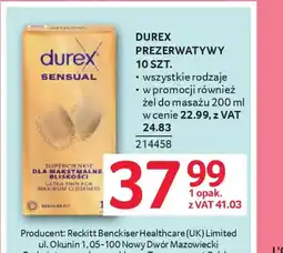Selgros Durex Prezerwatywy oferta