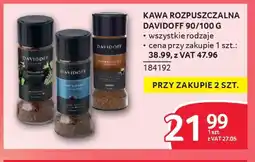 Selgros Kawa rozpuszczalna Davidoff oferta