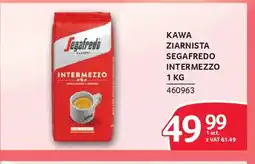 Selgros Segafredo Kawa ziarnista Intermezzo oferta