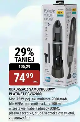 bi1 Odkurzacz samochodowy platinet pcvc2000 oferta