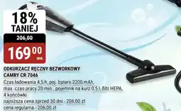bi1 Odkurzacz ręczny bezworkowy camry cr 7046 oferta