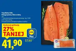 Lidl Targ Rybny Lidla Pstrąg tęczowy, filet ze skórą oferta