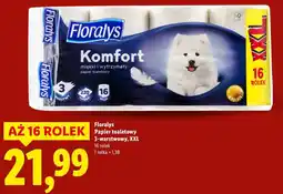 Lidl Floralys Papier toaletowy 3-warstwowy, XXL oferta