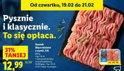 Lidl Rzeźnik Mięso mielone z szynki, XXL oferta
