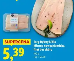 Lidl Targ Rybny Lidla Miruna nowozelandzka, filet bez skóry oferta