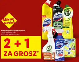 Lidl Wszystkie produkty Domestos i Cif oferta