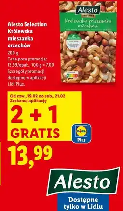 Lidl Alesto Selection Królewska mieszanka orzechów oferta