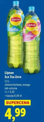 Lidl Lipton Ice Tea Zero oferta