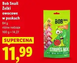 Lidl Bob Snail Żelki owocowe w paskach oferta