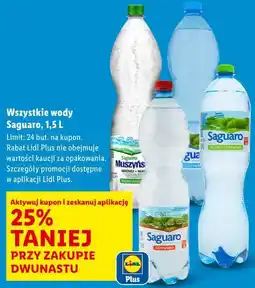 Lidl Wszystkie wody Saguaro oferta
