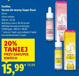 Lidl Eveline Serum do twarzy Super Duet (różne rodzaje) oferta