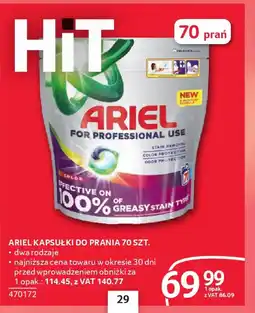 Selgros Ariel kapsułki do prania oferta