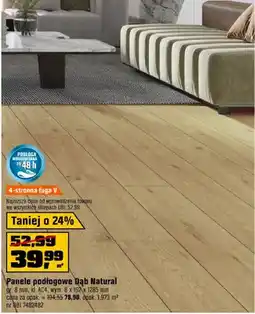 OBI Panele podłogowe Dąb Natural oferta