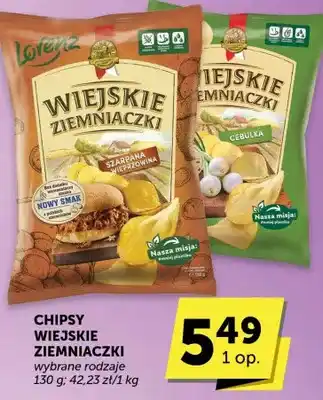 Chipsy wiejskie ziemniaczki wybrane rodzaje