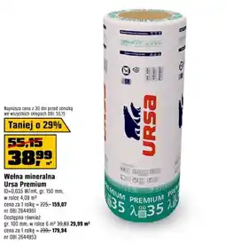 OBI Wełna mineralna Ursa Premium oferta